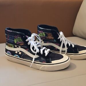 Vans SK8 Hi Decon  Skate shoes V66 black unisex size 8.5 Men's, 10 Women…